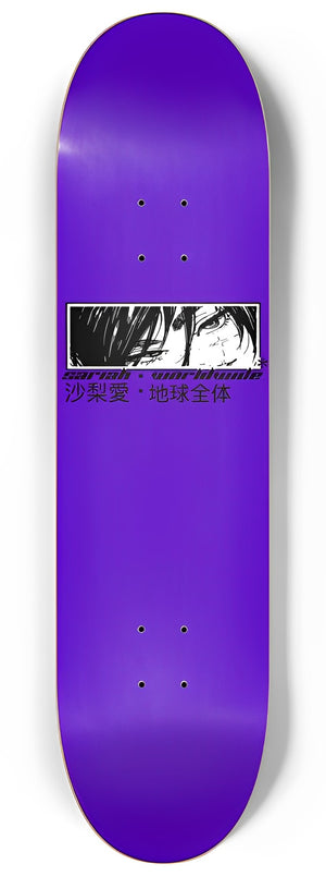 ANIME EYES SKATE DECK - LEAN PURPLE