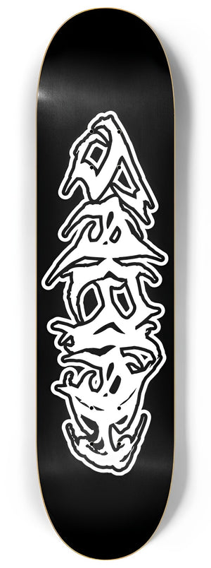 OUTBREAK SKATE DECK - BLACK